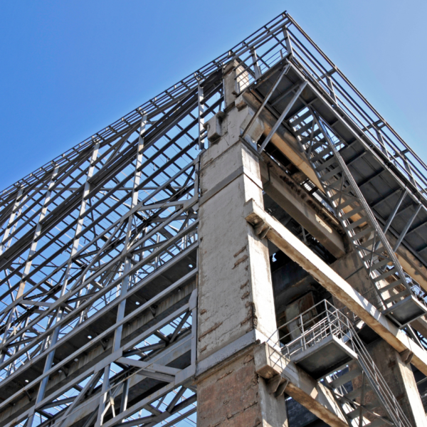 Erection of structural steel